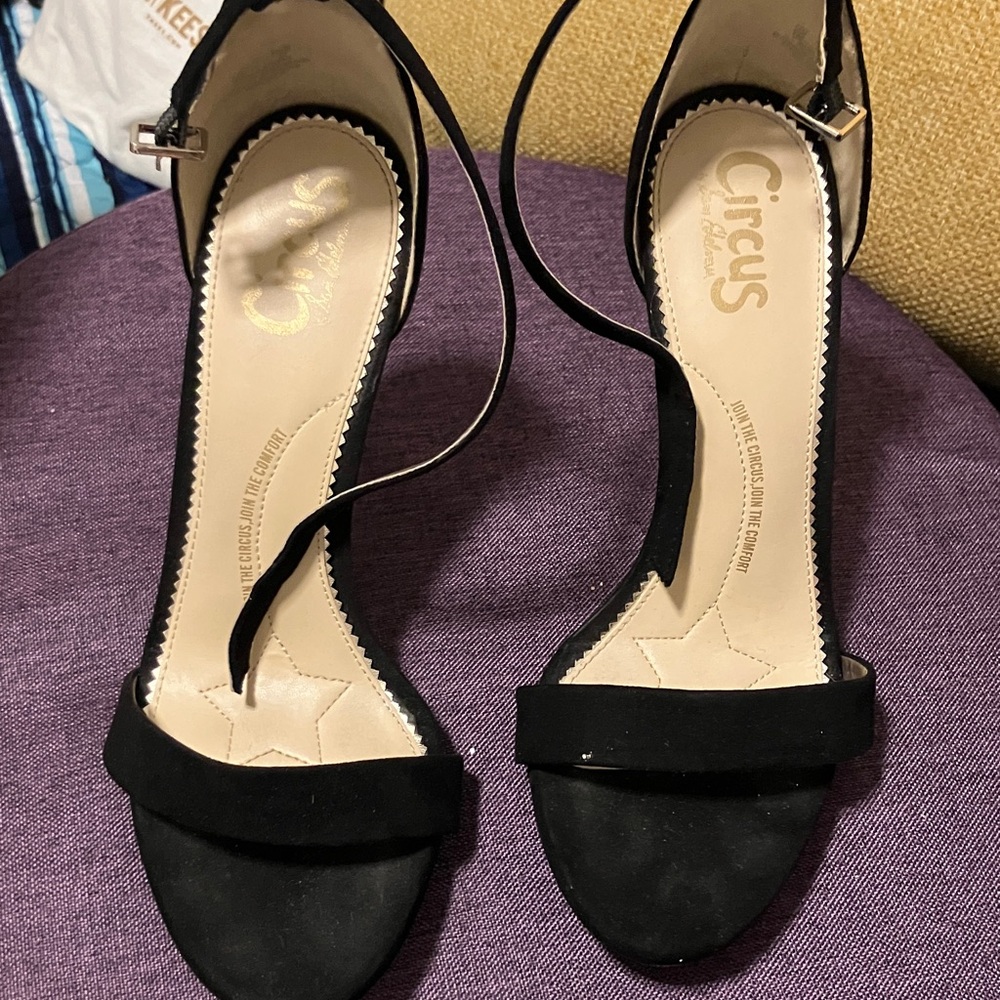 Circus by Sam Edelman Black Strappy Heels